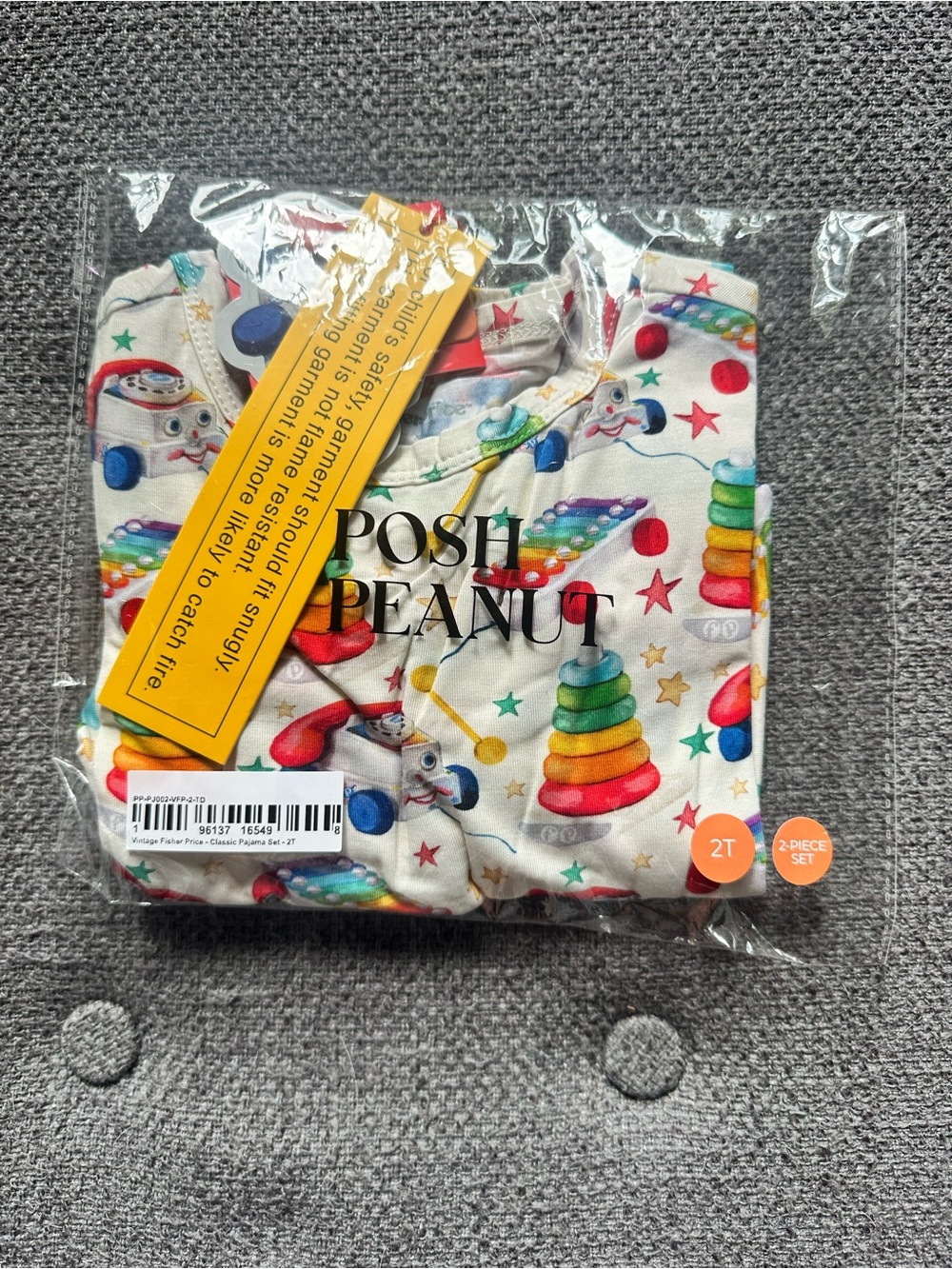 Posh Peanut x Fisher Price 2-Piece Pj Set 2T